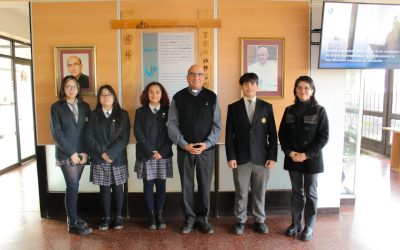 Arzobispo de Concepción visitó Liceo La Asunción de Talcahuano