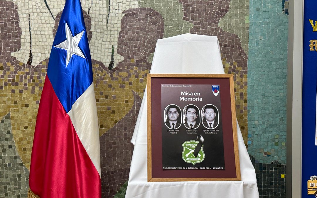 Instituto de Humanidades de Concepción realiza Misa de exequias por Carabineros fallecidos en Cañete